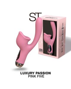 Doble estimulador LUXURY PASSION PINK FIVE - LY297A01-1765C