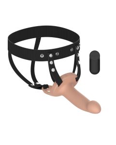 Vibrador on arnes - Vibrating Hollow Strap - PP0216