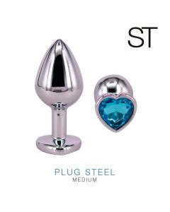Plug Steel Medium - PLM107 BLUE