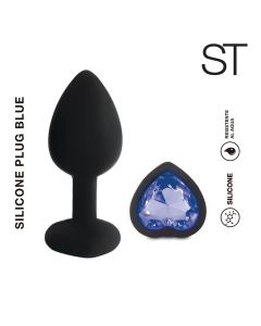 Silicone Plug anal blue Medium  - BY17-154 blue