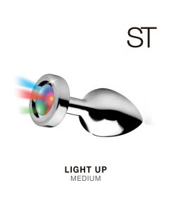 Light Up Medium Anal Plug - M006-M