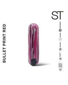 Estimulador de clitoris BULLET PRINT RED - ST-BU-0060 Red