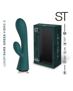 Doble estimulador  LUXURY DARK GREEN  VIBRO 2 - ST-VB-0452