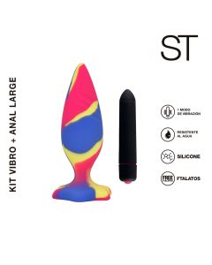Vibrador anal KIT VIBRO + ANAL LARGE - ST-AN-0239 L